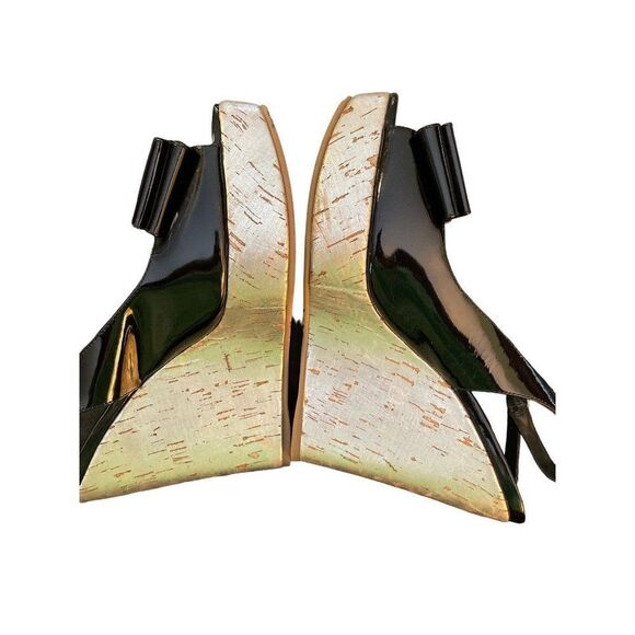 Oh Deer, Valley Style Patent Leather platform shoe 5" high heel size 8 - Picture 13 of 13